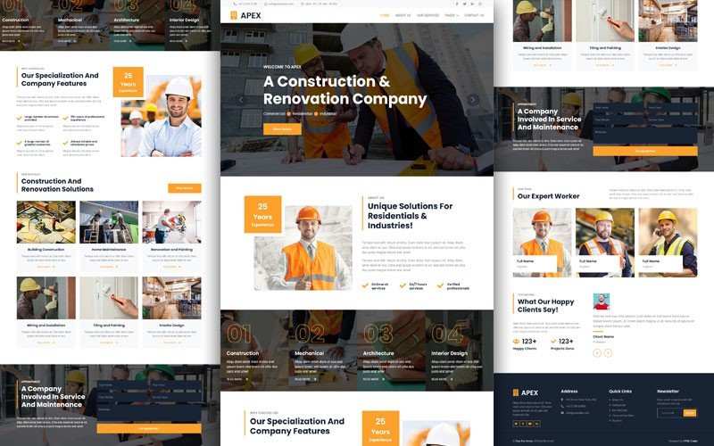 Construction website